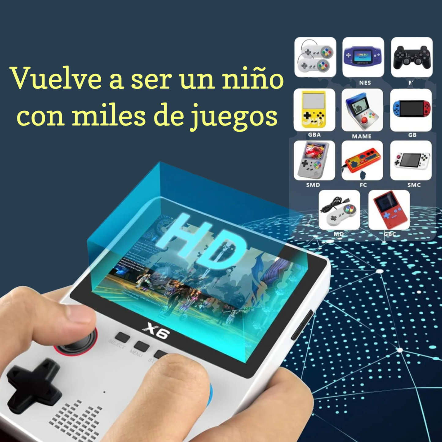 CONSOLA DE VIDEOJUEGOS PORTATIL